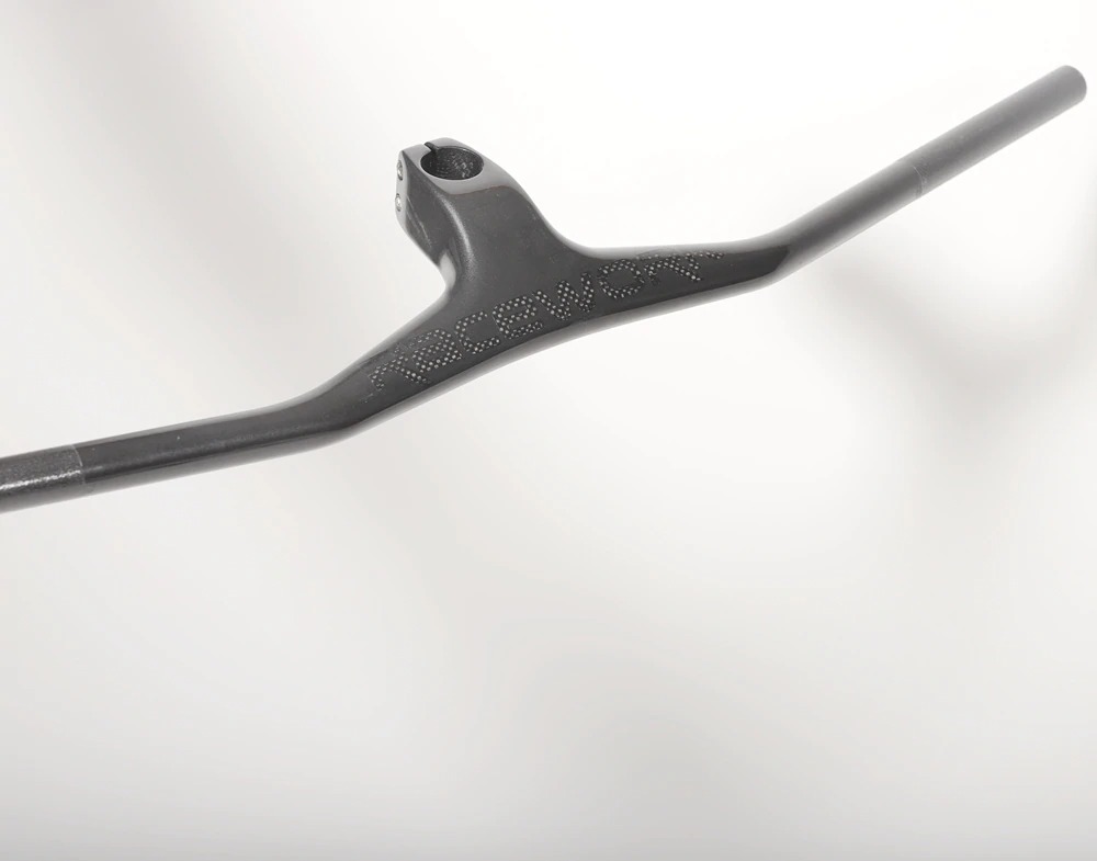 แฮนด์จักรยานเสือภูเขา คาร์บอน แบบอินทริเกตุ RACEWORK mountain bike carbon fiber