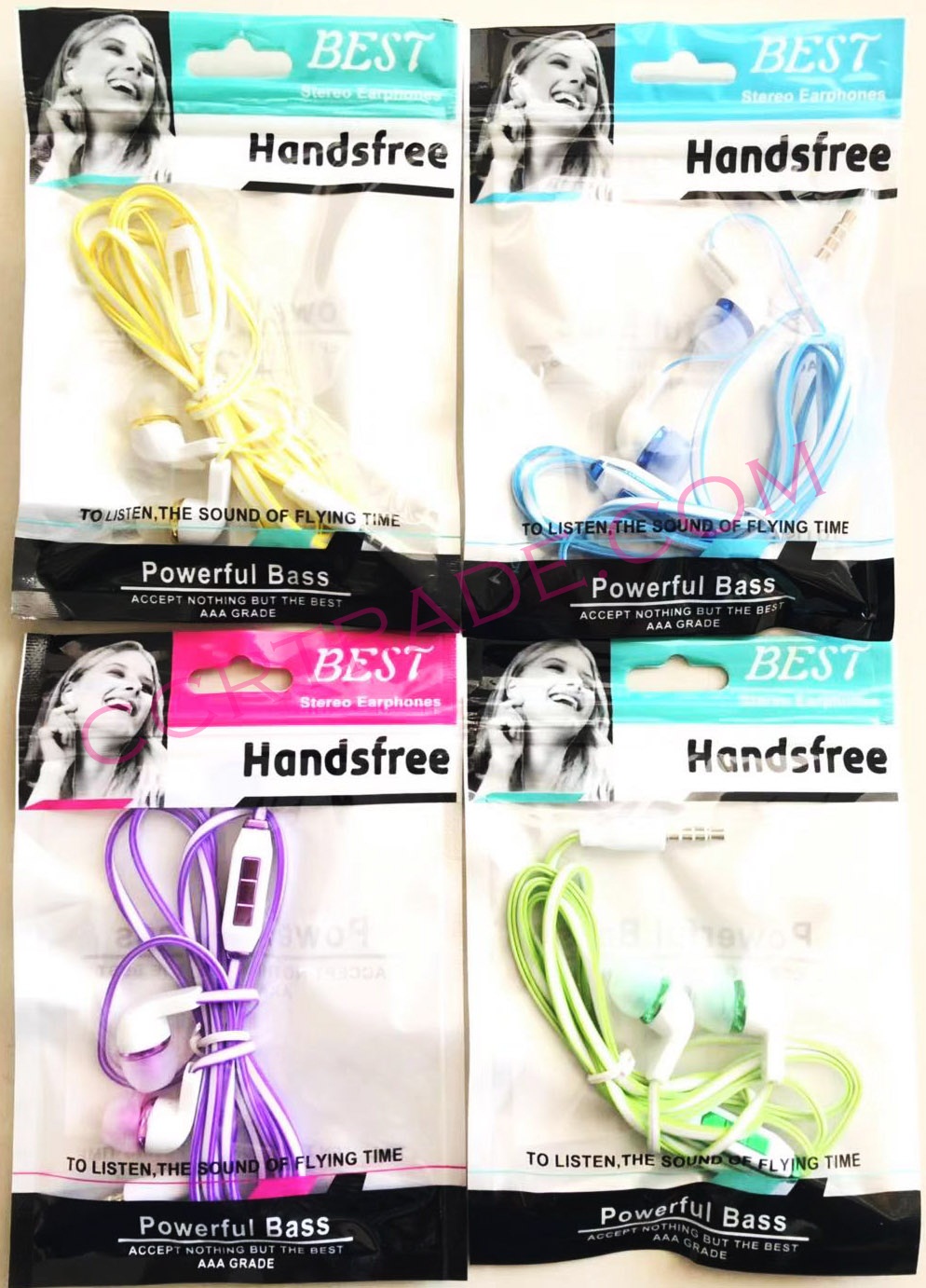 หูฟังสีสด+สมอลทอค์ก ถุง 15 ซม.