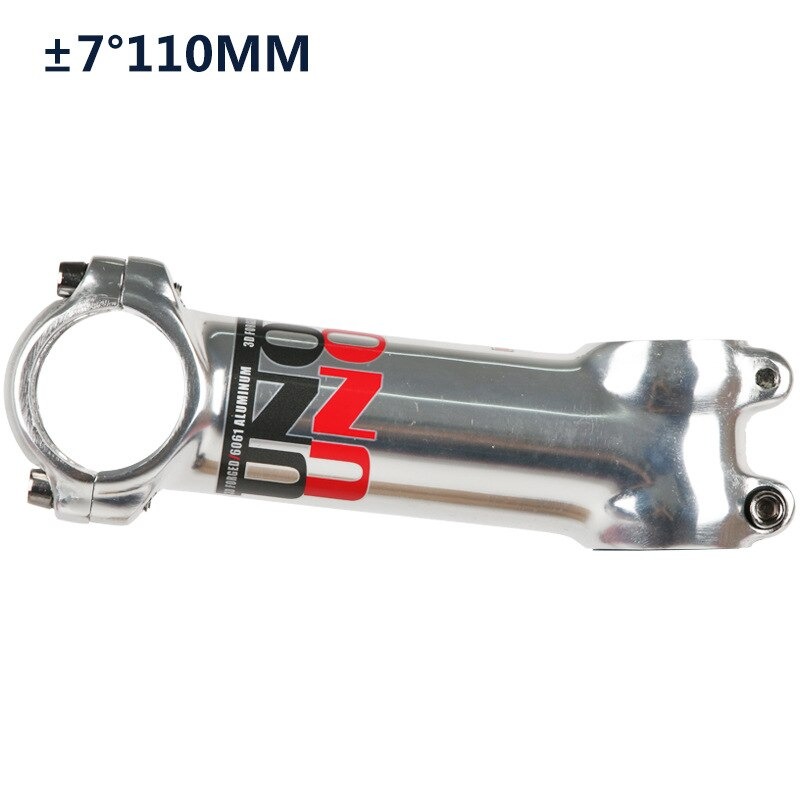 สเต็มจักรยานอลูมิเนียม สีเงิน UNO +-7 แบบ over (31.8)