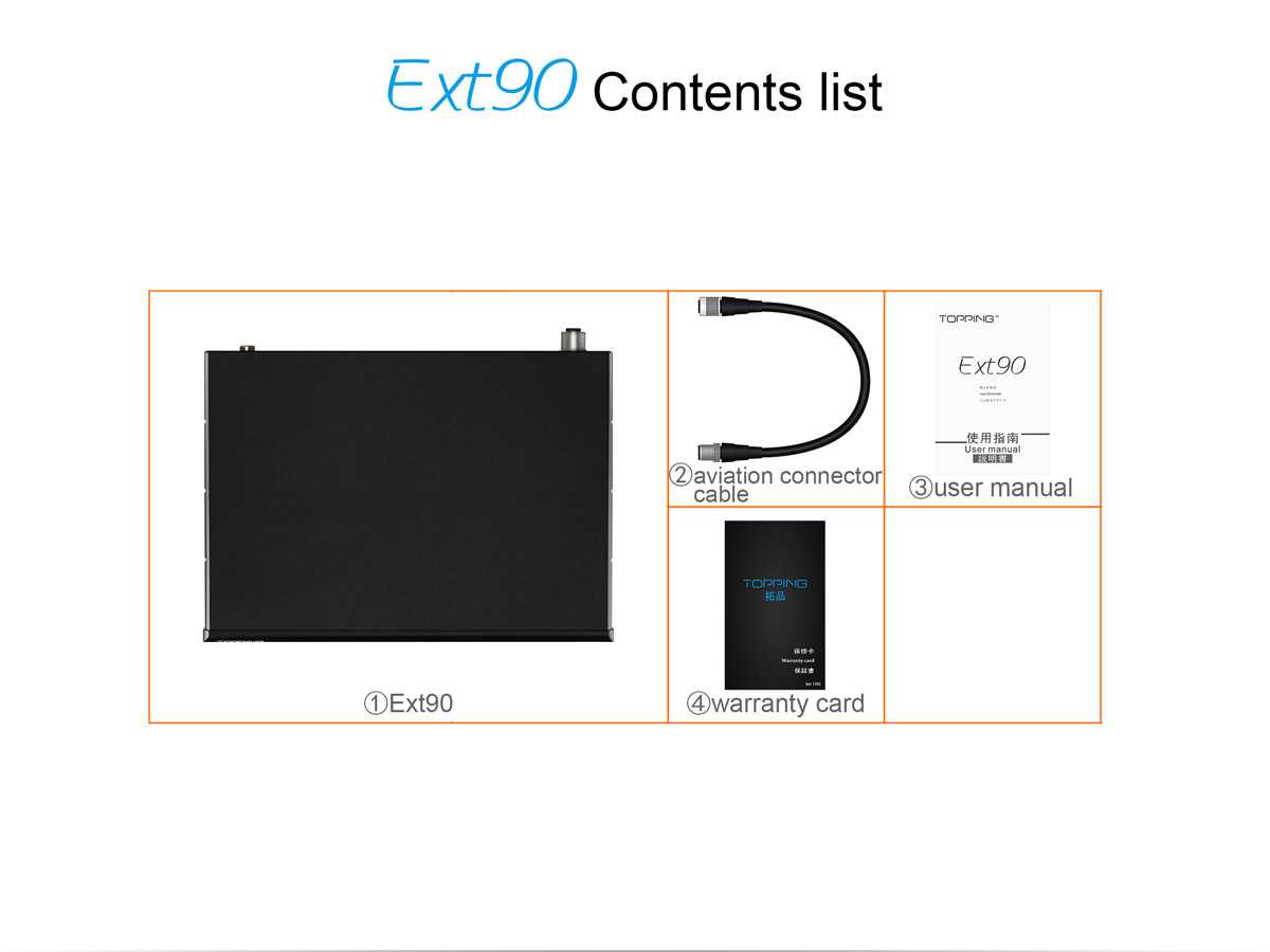 ขาย Topping EXT90 ตัวขยาย Input RCA , XLR ประกันศูนย์ไทย