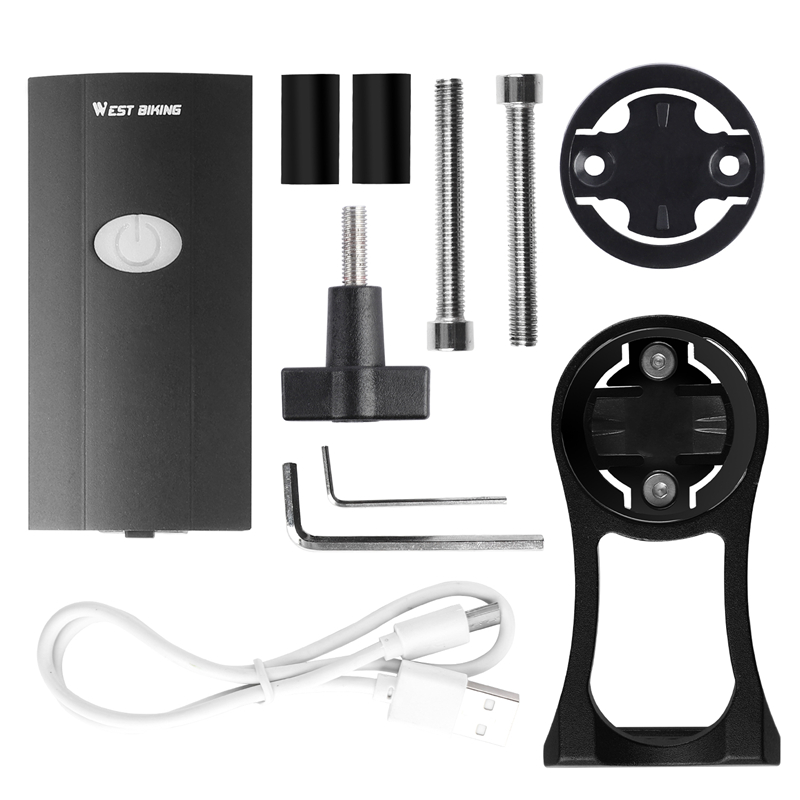 ไฟหน้าจักรยานพร้อมเมาส์ยึดสเต็ม มาครบชุดทั้งไฟและ mount ยึดสเต็ม THAIBIKE