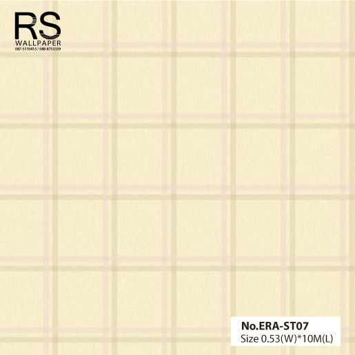 วอลเปเปอร์ ลายตาราง No.ERA-ST07