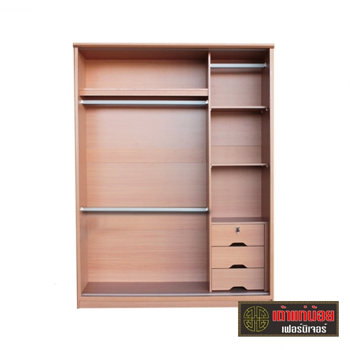 W1502SLRL ตู้เสื้อผ้าบานเลื่อน 150 ซม.