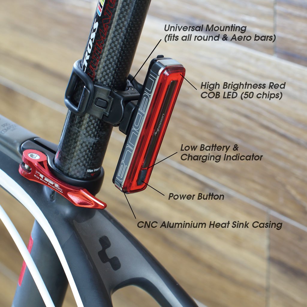 ไฟท้ายจักรยาน MOON NEBULA งานไต้หวัน ลดราคาพิเศษ ของแท้