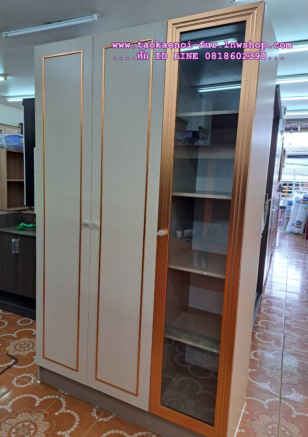 WR-120JS ตู้เสื้อผ้า 120 ซม.