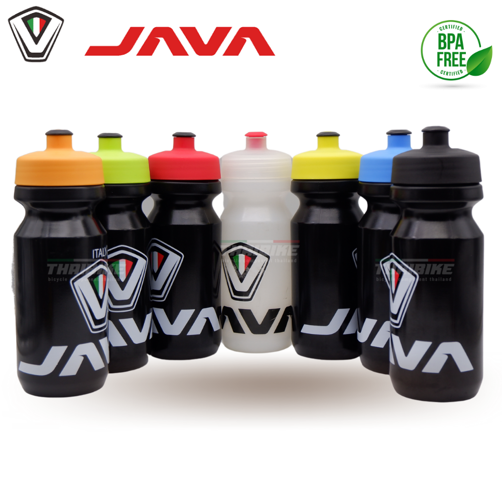 แท้ ขวดน้ำปั่นจักรยาน เดินป่า JAVA ขนาด 600ml แบบนุ่ม บีบง่าย