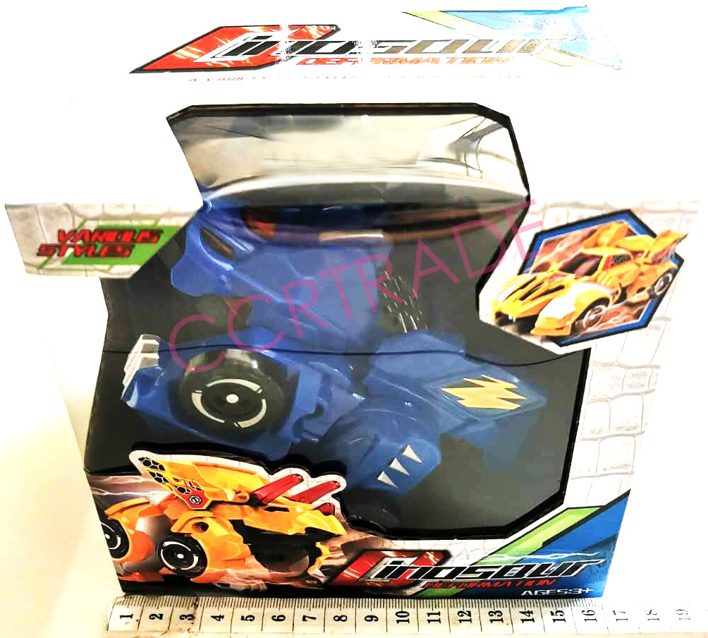 รถแปลงร่างไดโนเสาร์กล่อง 10.5x16 ซม.(1x3)