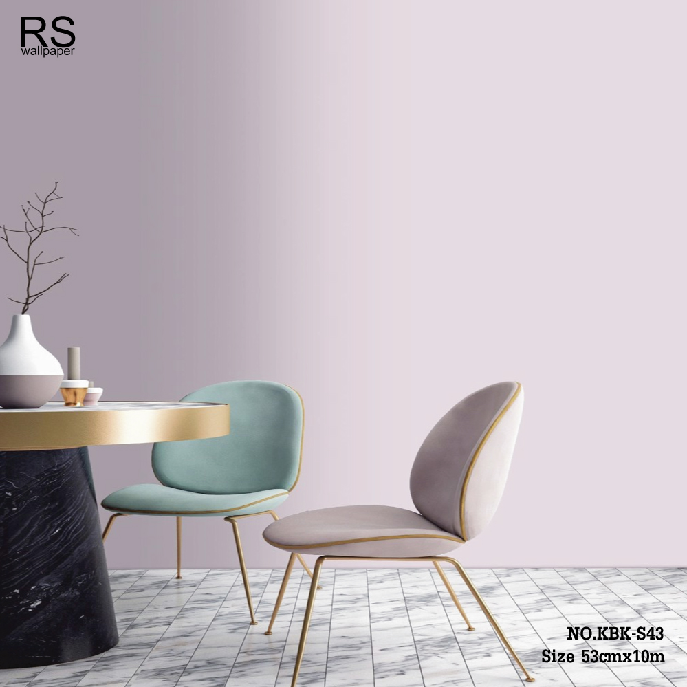 วอลเปเปอร์ สีพื้นชมพูอ่อน KBK-S43