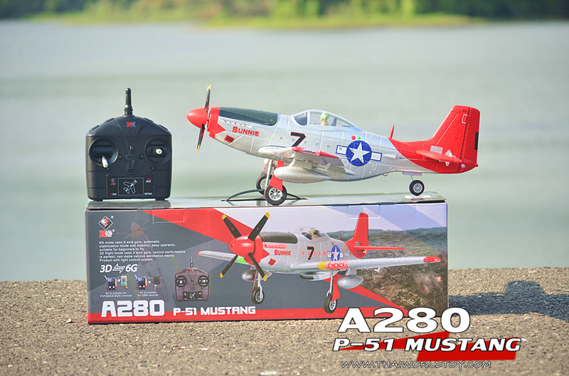 XK A280 RC P51 Mustang Fighter (RTF)