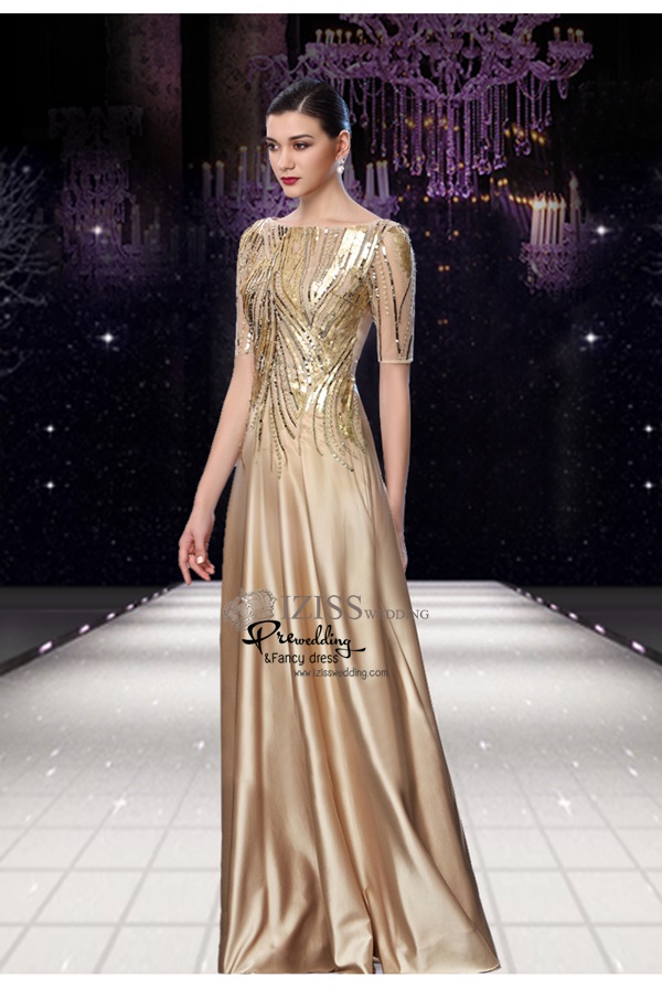 T023 **พรีออเดอร์เดรสชุดเลื่อมสีแดง สีเขียวมิ้นต์ สีน้ำเงิน สีทอง **ชุดราตรียาวเลื่อม แขนสั้น เล่นดีเทลซีทรูช่วงอกและแขน ช่วงบนแต่งเลื่อมไม้ลายกิ่งไม้ เข้ารูปช่วงเอว กระโปรงผ้าพื้นทรงปล่อย สวยงามหรูหราไฮโซมากๆ ค่ะ