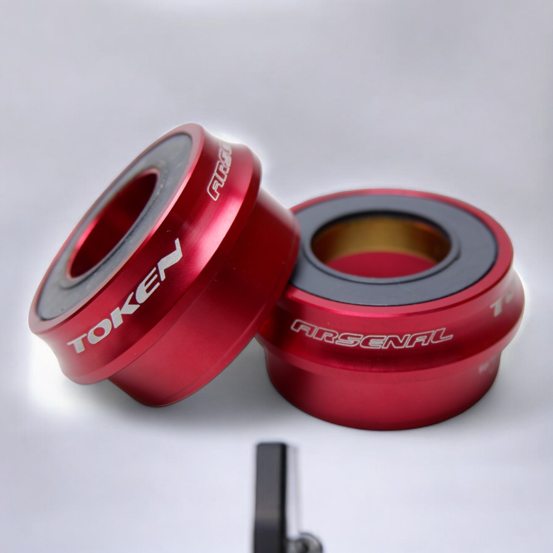 กะโหลกจักรยาน TOKEN BB30AR TBT เฟรม 42x68mm.Spindle FOR SHIMANO 24mm