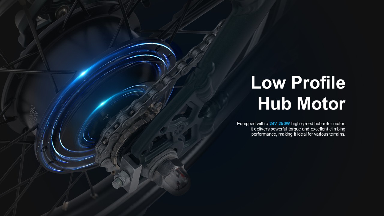 Dahon K-Feather จักรยานพับได้ไฟฟ้า E-Bike ล้อ 16" น้ำหนัก 12 กก. 250W 96Wh