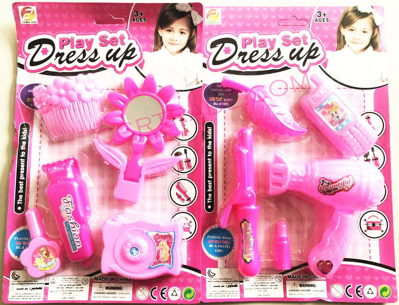 ชุดเสริมสวย+ไดร์เป่าผมแผง 29 ซม.