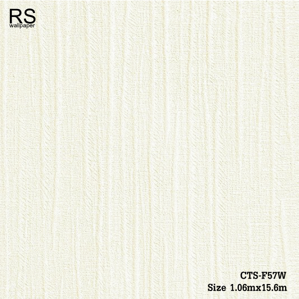 วอลเปเปปอร์ สีครีม มีเทกเจอร์ ลายเส้น CTS-F57W