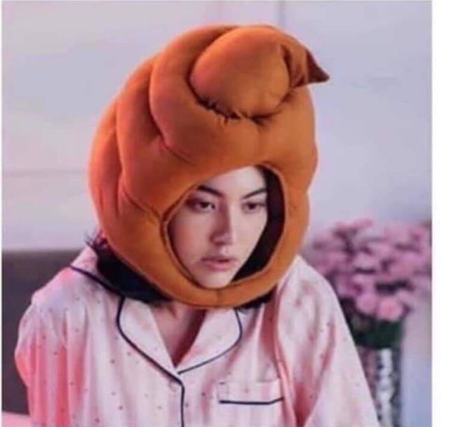 หมวกอุนจิ หมวกแฟนซี พร้อมส่ง