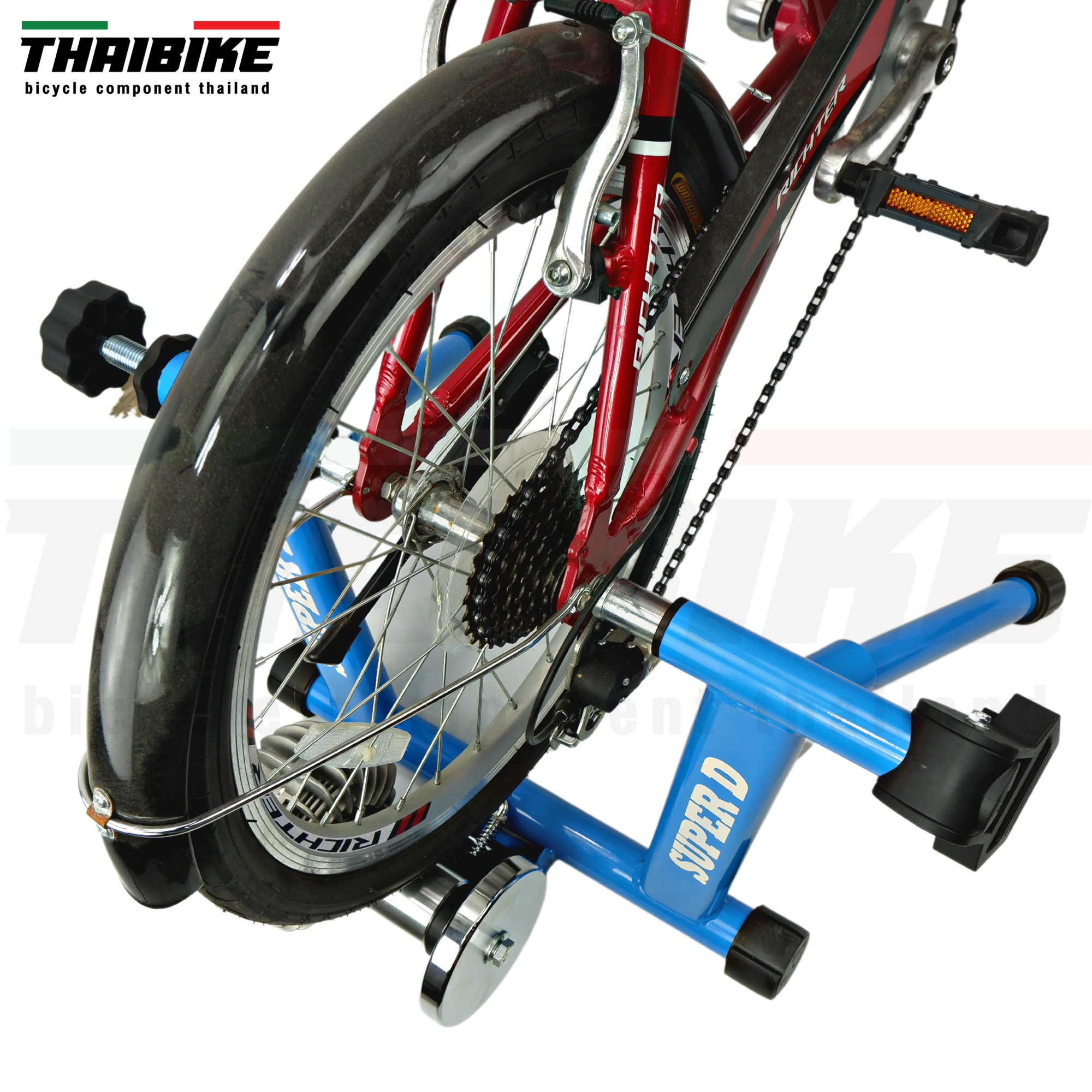 เทรนเนอร์จักรยาน 20นิ้ว/26 27.5 29 700C SUPER D ระบบน้ำมัน เสือหมอบ เสือภูเขา เทรนเนอร์รถพับ