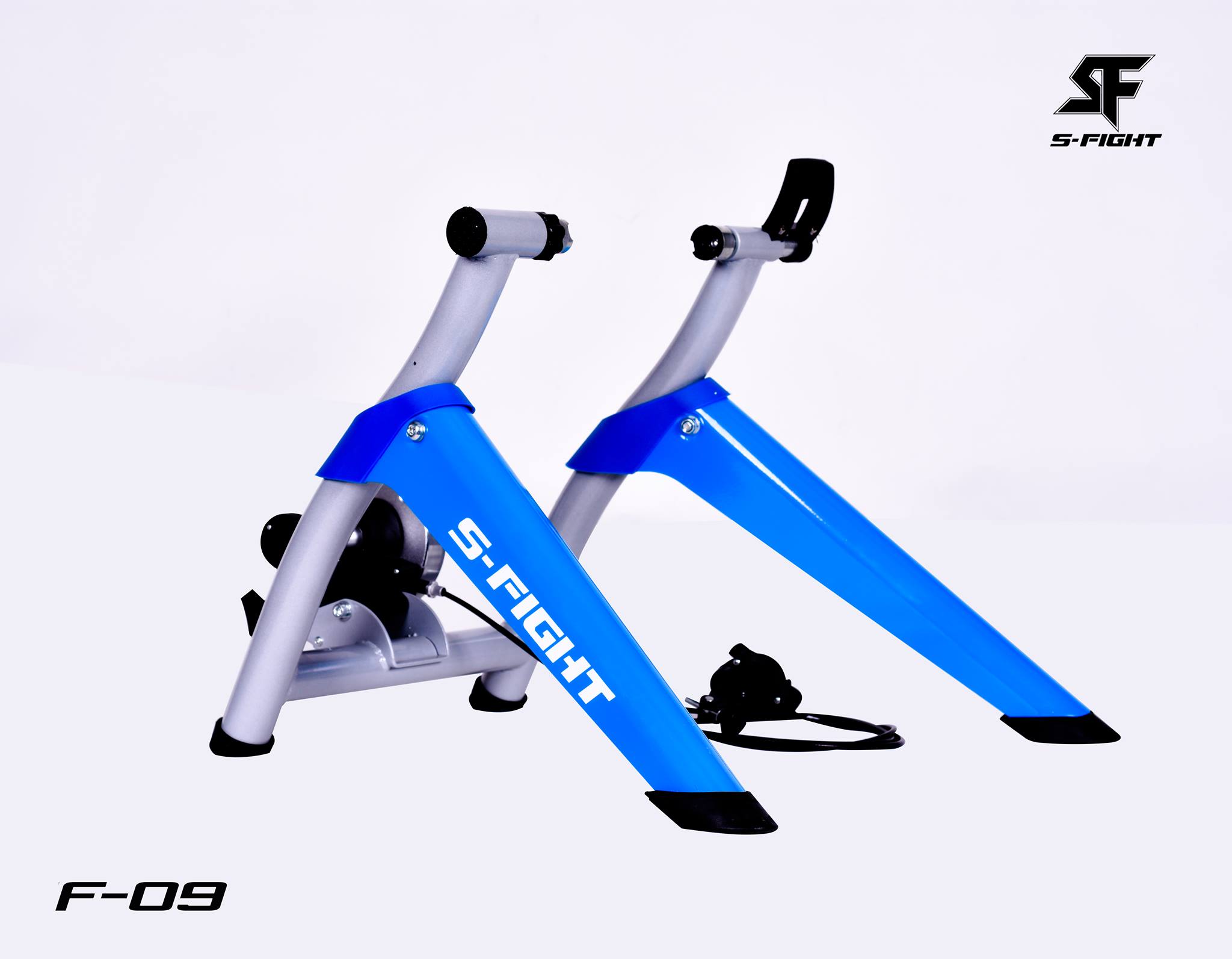 TRAINER เทรนเนอร์จักรยานเสือหมอบ เสือภูเขา ตัวใหม่จาก S-FIGHT รุ่น SF-09 พร้อมถาดรองล้อ และแกนปลด