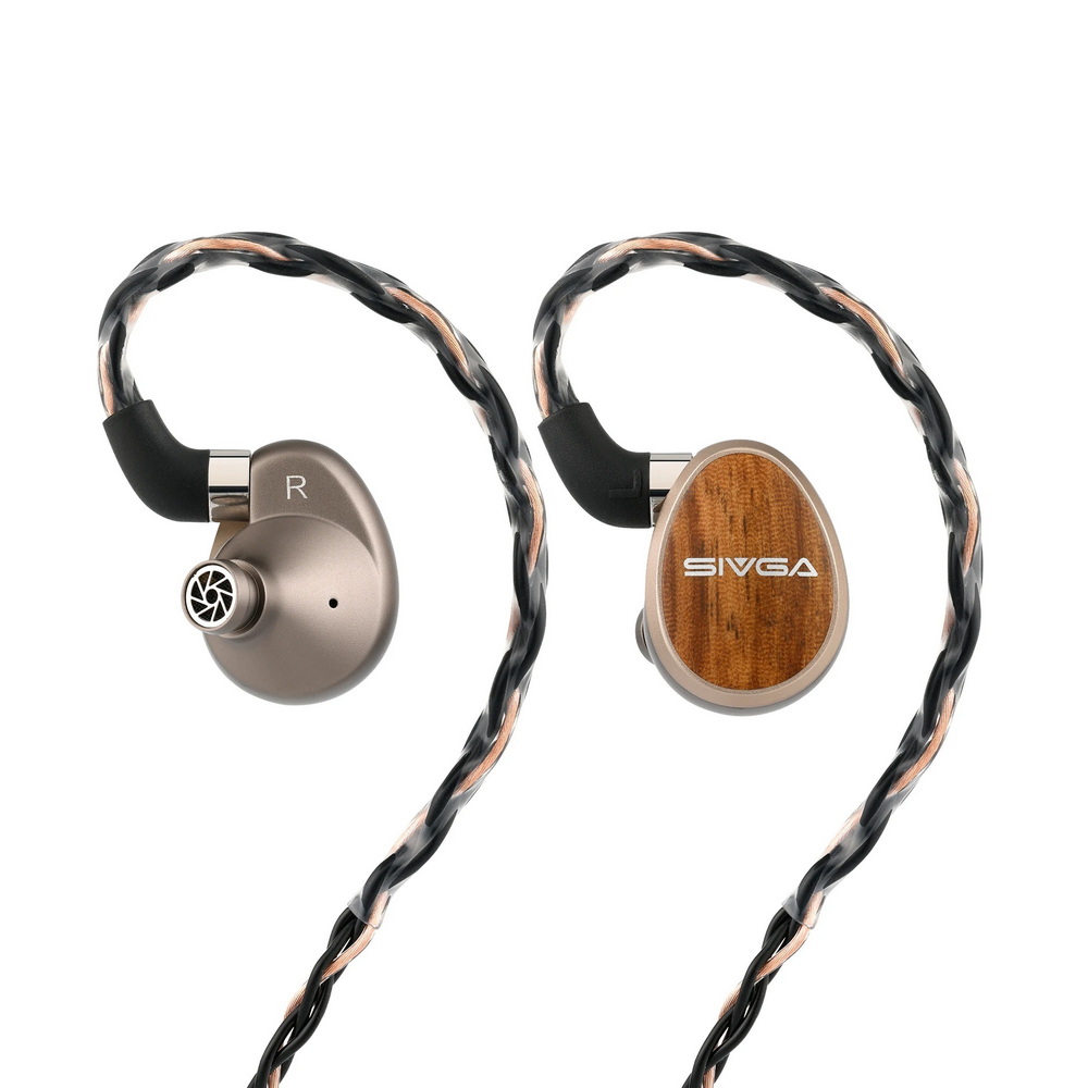 Sivga Nightingale Pro หูฟัง IEMs ไดรเวอร์ Planar บอดี้โลหะผสม แผ่นปิดหลังไม้ zebra ประกันศูนย์ไทย