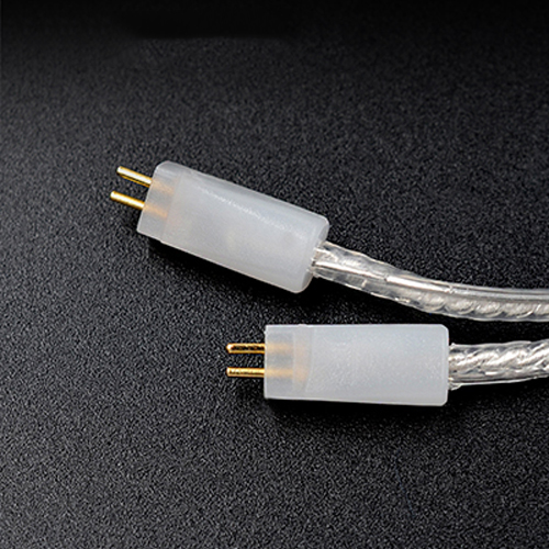 ขาย KZ 2.5 balanced สายชุบเงินถัก ขั้ว 2 พิน แบบ 2.5 balanced สำหรับหูฟัง KZ