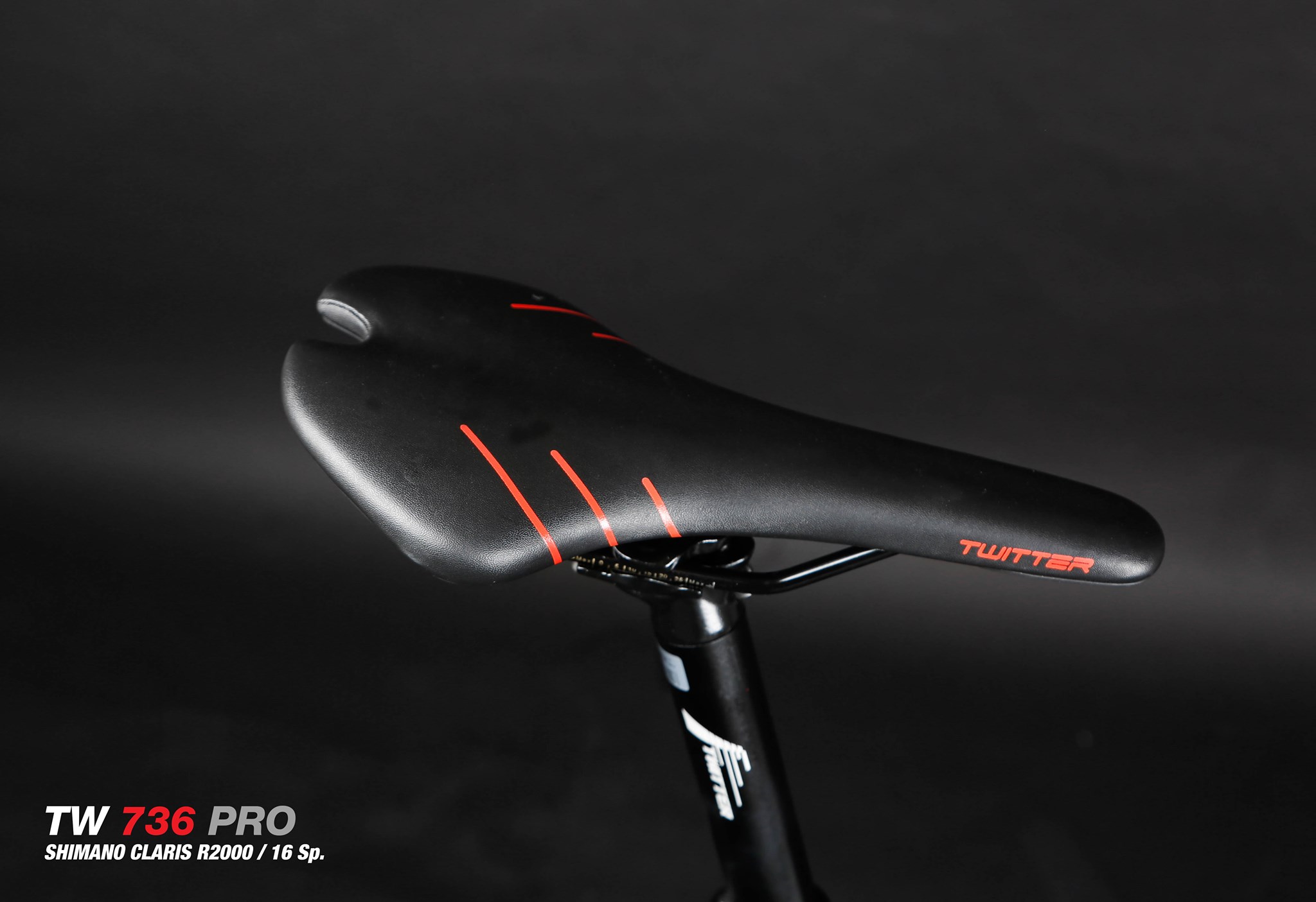 จักรยานเสือหมอบ TWITER รุ่น TW 736 PRO Top Aluminium ลบรอยเชื่อม ซ่อนสาย