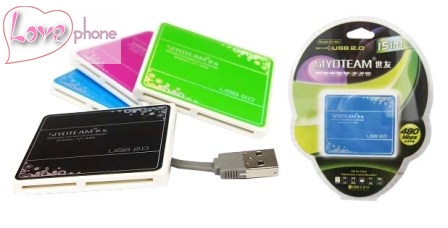 USB Card Reader สีสวย ทันสมัย Brand SIYOTEAM รุ่น SY-682 ส่งฟรี