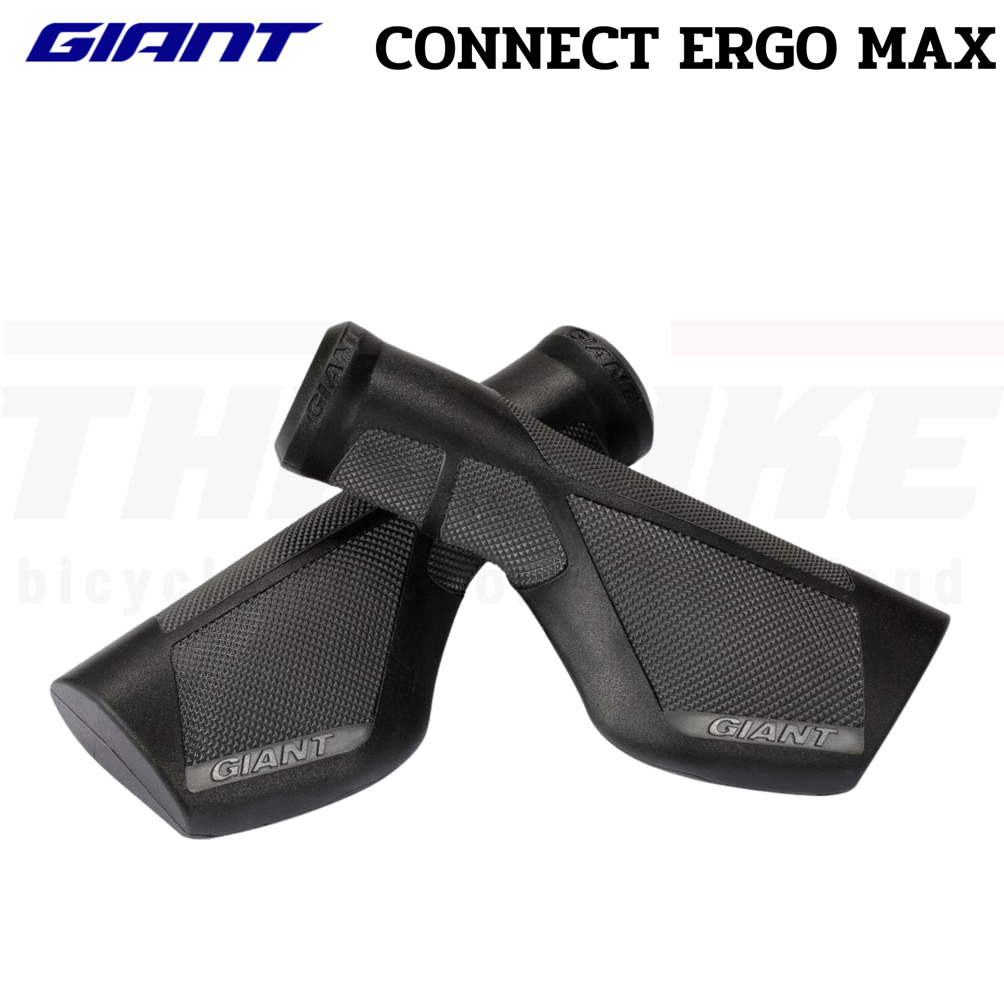 ปลอกแฮนด์จักรยานเสือภูเขา Giant Ergo Max Grip 135มม. (Black/Gray)