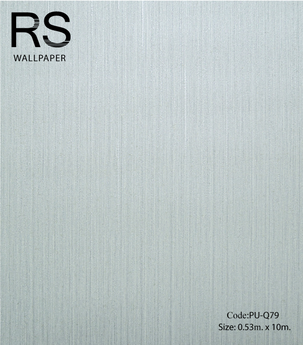 วอลเปเปอร์เทกเจอร์เส้นตรงเรียบหรูพื้นโทนสีฟ้าอ่อนมีกลิตเตอร์ PU-Q79