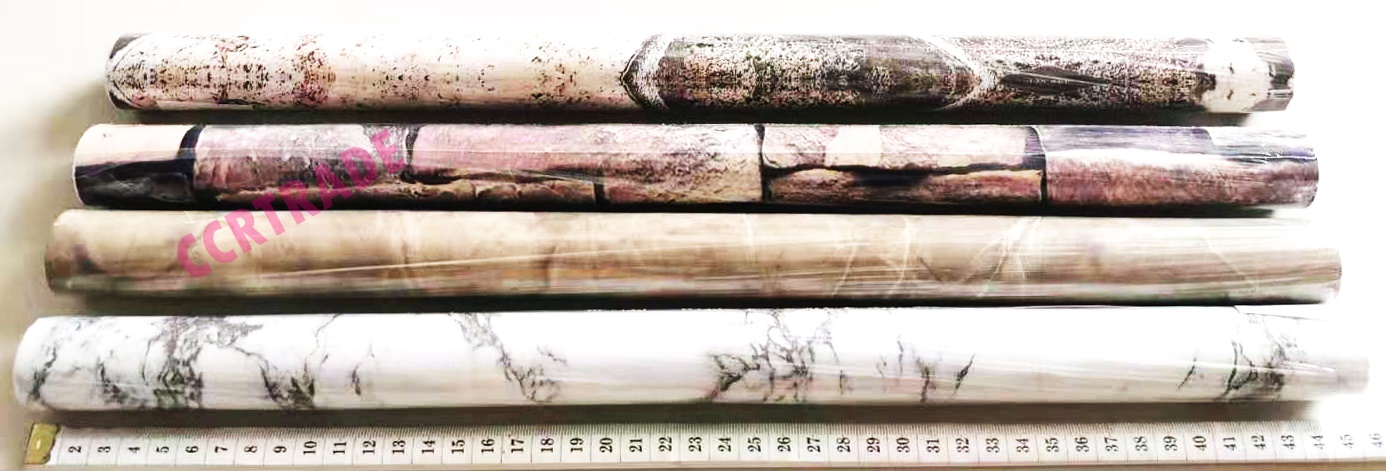 วอลเปเปอร์ตกแต่งผนัง ลายหิน 45x100 ซม.(คละลาย)