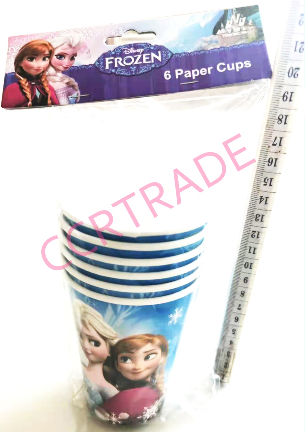 แก้วกระดาษ 6 ชิ้นถุง เจ้าหญิงโฟรเซ่น 8x13.5 ซม.(ลิขสิทธิ์แท้)