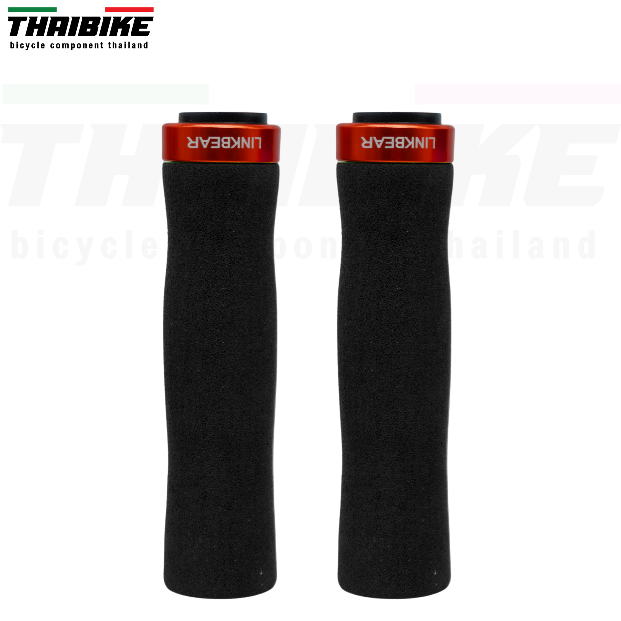 ปลอกแฮนด์จักรยานโฟม LINKBEAR แบบมีตัวล็อคปลายแฮนด์ THAIBIKE