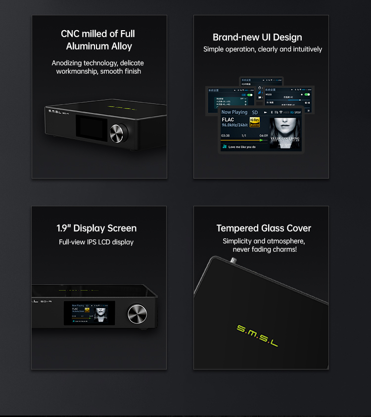 ขาย SMSL SD-9 DAP ตั้งโต๊ะระดับ Hi-Res รองรับ MQA ประกันศูนย์ไทย