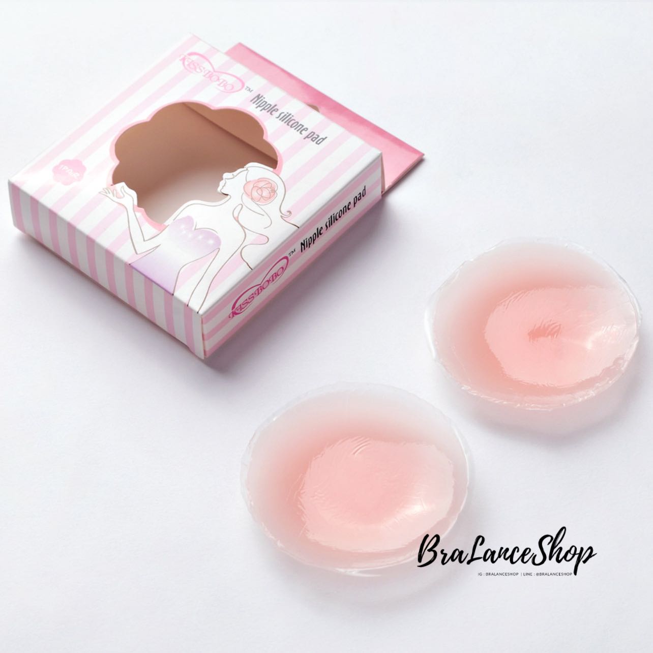 BLS✿J08 ปิดจุกซิลิโคนแบบมีกาว แบรนด์KissBoBo