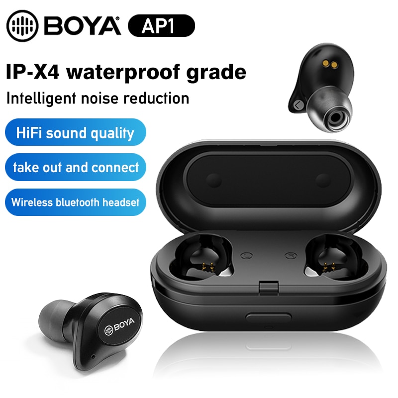 ขาย BOYA BY-AP1 หูฟัง True Wireless รองรับ Bluetooth5.0 , IPX4