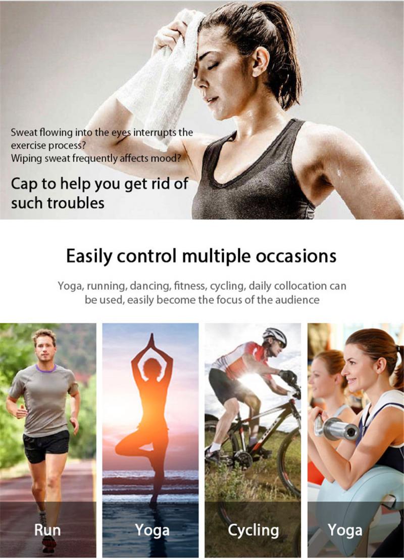 ผ้าคลุมหัวกันเหงื่อ ปั่นจักรยาน ออกกำลังกาย ขี่มอเตอร์ไซต์ ผ้ารองหมวกกันน็อค THAIBIKE