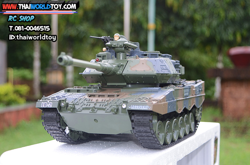 LEOPARD 2 RcTank Scale 1:16 รถถังลีโอพาร์ดบังคับ