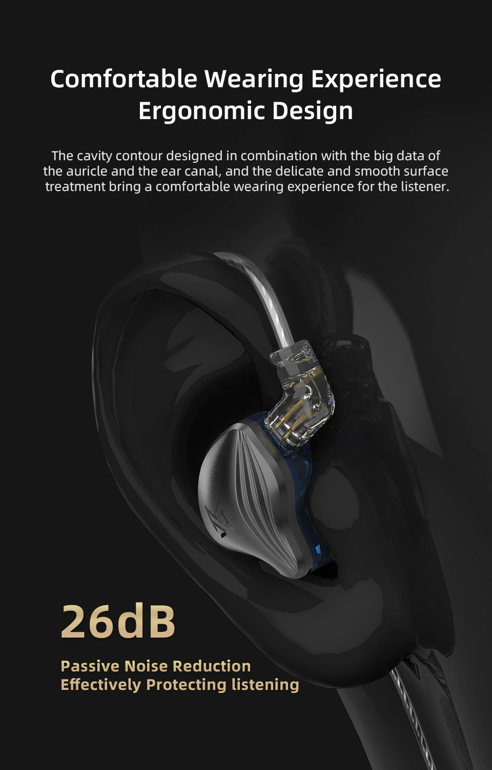 ขาย KZ ZEX หูฟัง 2 ไดรเวอร์ Electrostatic+Dynamic ประกันศูนย์ไทย