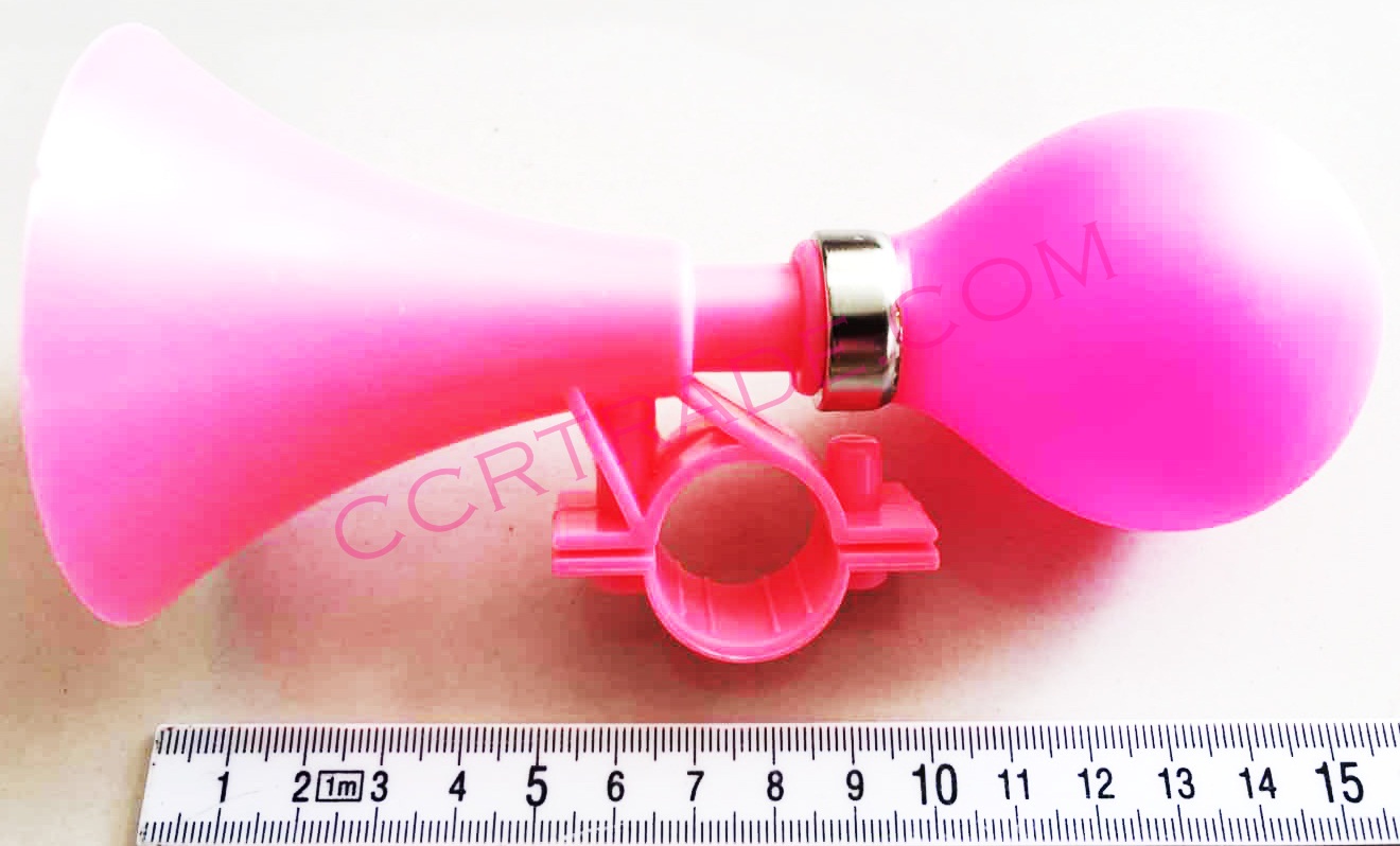 แตรลมสีสด+ตัวล็อคจักรยาน มีเสียง 15 ซม.