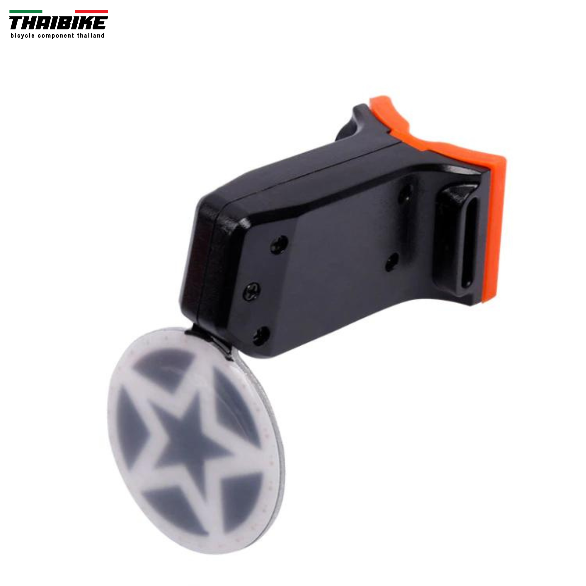 ไฟท้ายจักรยานแบบชาร์จกันน้ำ USB COB 3 สีแบบสลับ รัดหลักอานแอร์โร่ว์ได้