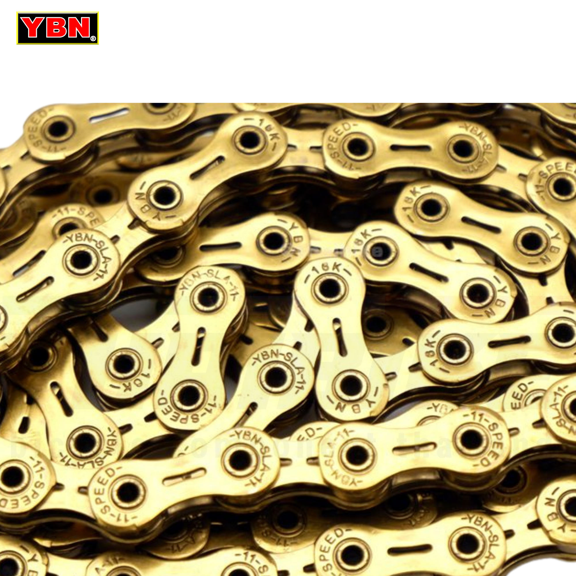 โซ่จักรยานเสือหมอบ เสือภูเขา YBN / 11sp. / 116L (ไทเทเนียม) SLA-110-TIG แถมฟรีปลดเร็ว