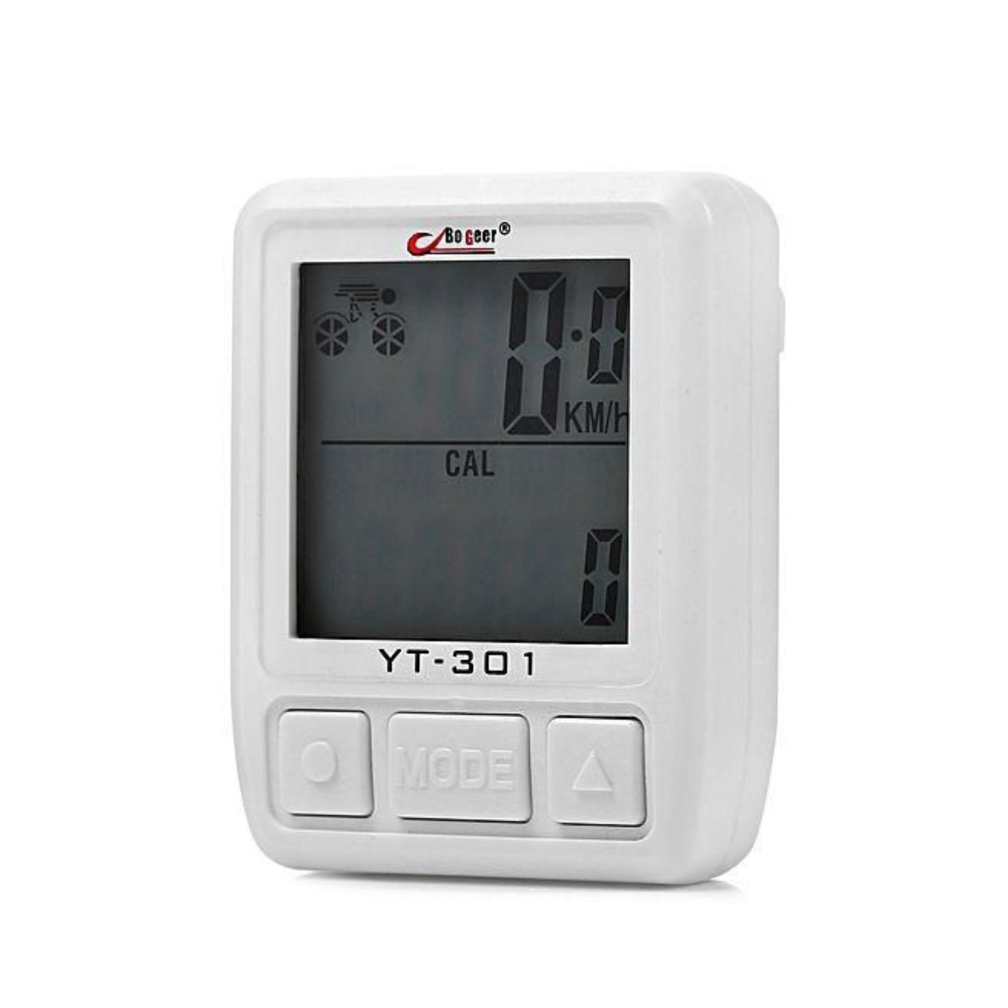 ไมล์จักรยานแบบมีสาย BOGEER YT-829 มีไฟ วัดระยะทาง วัดเร็ว(กล่องไม่สวย)