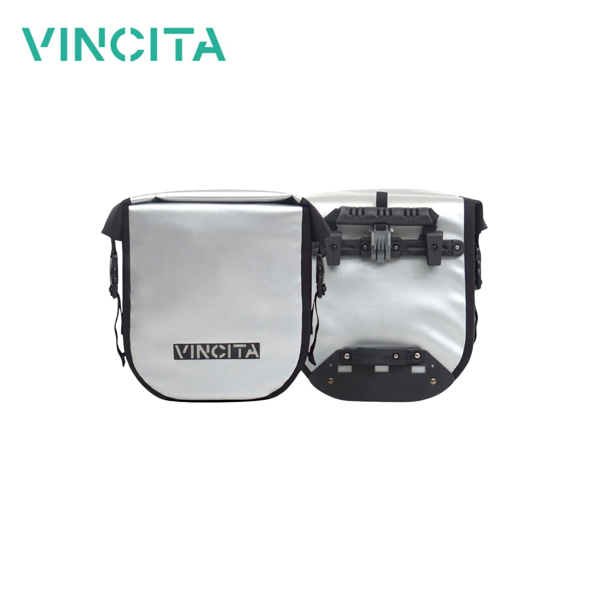 กระเป๋าแพนเนียร์กันน้ำ VINCITA B050WP-V รุ่นฝาม้วน (คู่หลัง) 1คู่