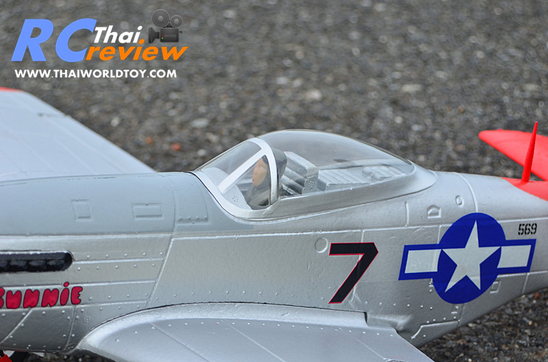 P-51D Mustang 750mm. 4Ch6G AUTO