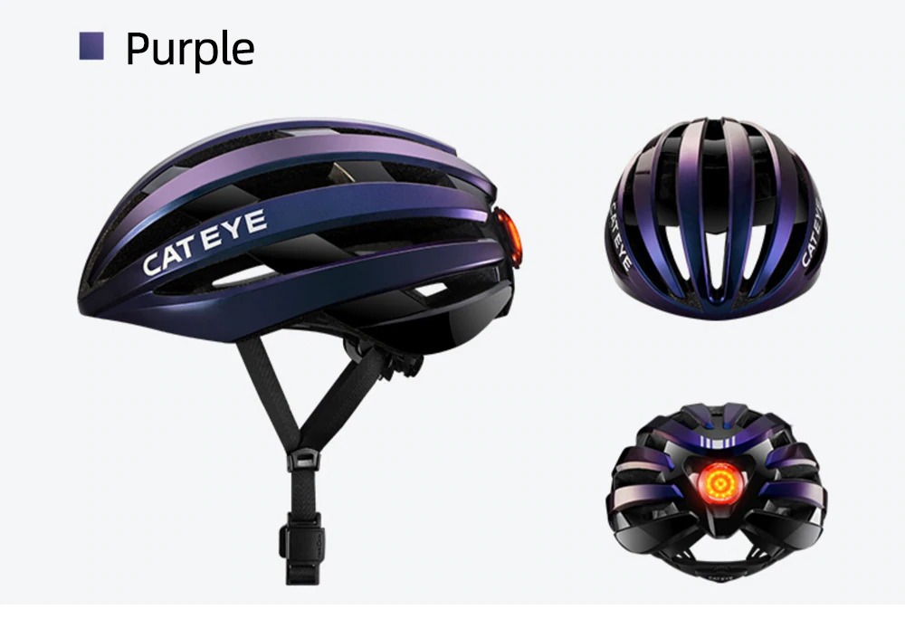 แท้ หมวกกันน็อคจักรยาน เสือหมอบ เสือภูเขา CATEYE Cycling Helmet Detachable Taillight Ultralight