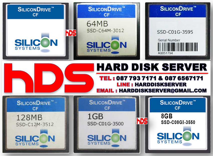 Silicon Drive Compact Flash Card (CF) 128Mb