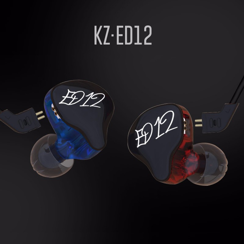 ขาย KZ ED12 หูฟังแบบ Sport ถอดสายได้ รูปทรง 3 มิติ เบสลึก เสียงคมชัดทุกย่าน