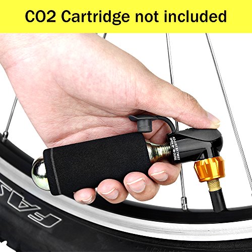 หัว CO2 AIRACE AC-02S เติมลมจักรยาน แถมฟรี CO2 จำนวน 1 หลอด