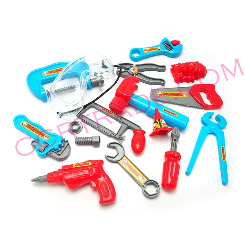 ชุดเครื่องมือช่าง 16 ชิ้น+กระเป๋าหิ้วโดราเอม่อน 26.5 ซม.(1x3)(ลิขสิทธิ์แท้)