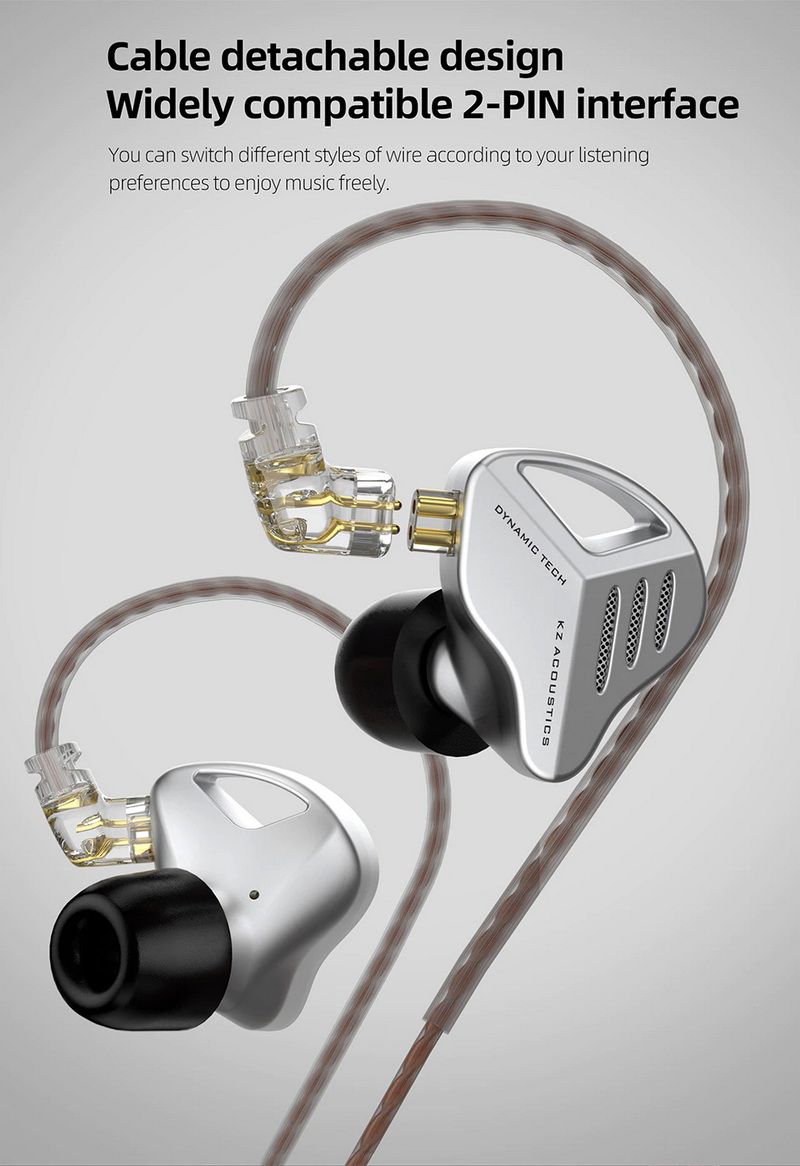 ขาย KZ ZVX หูฟังไดนามิกเทคโนโลยีใหม่ Pioneered เสียงระดับเรือธง ประกันศูนย์ไทย