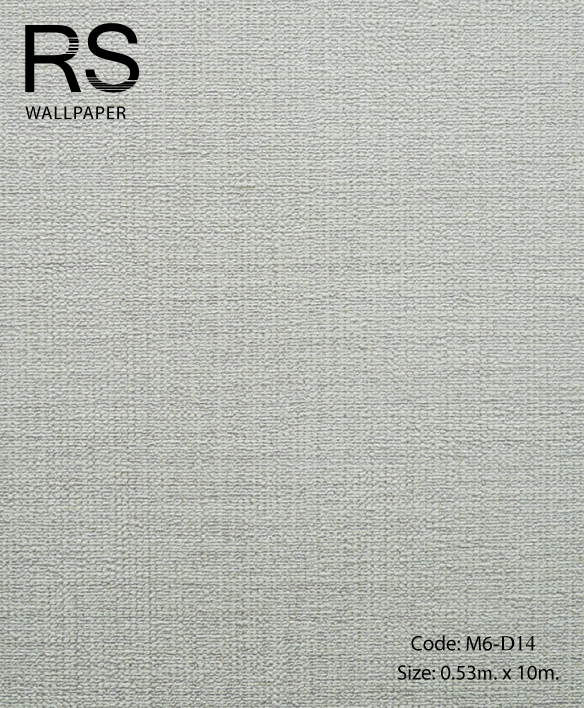 วอลเปเปอร์พื้นเรียบสีประกายน้ำตาลเงินอมขาว M6-D14