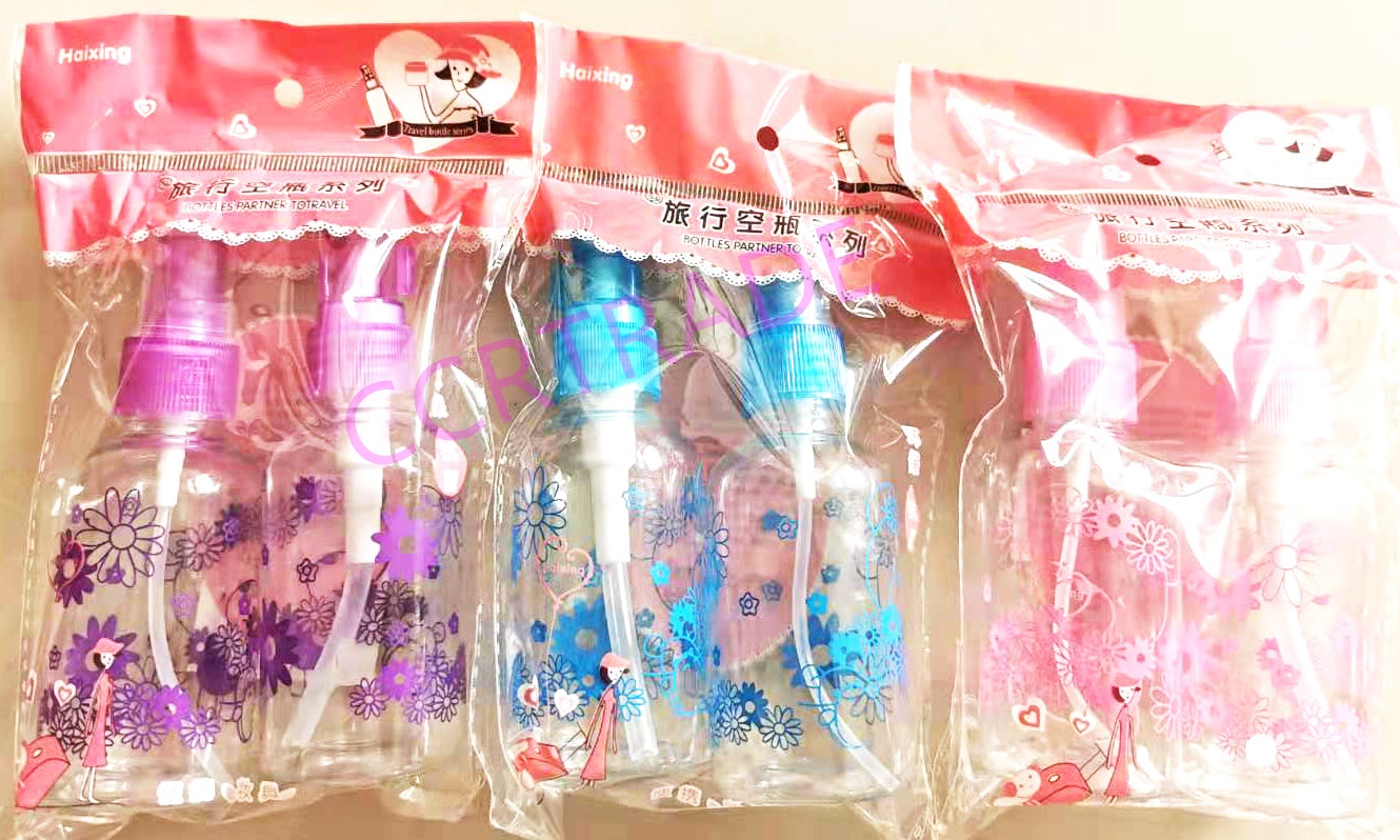 ขวดปั้มฝาล็อค+ขวดสเปร์ย 100 ML.